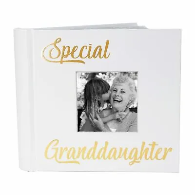 £16.50 • Buy Modern Special Granddaughter Photo Album With Gold Text - Holds 80 4x6 Pictur...
