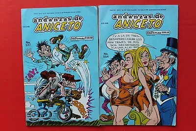 Aniceto Comic Lot Of 2 Mexico Hermelinda Kaliman Memin Pinguin  • $29.99