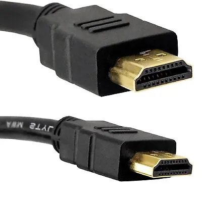 1m - 5m Metre HDMI Cable Fast Speed HD 4K 3D ARC 1080p For PS3 PS4 XBOX SKY TV • £3.45