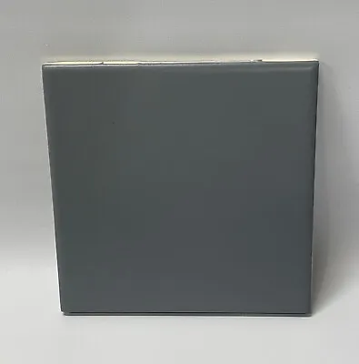 Matte Gray / Grey Ceramic Tile 4 3/8 Vintage FT Mid Century Modern 4x4 Tile • $9.95