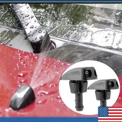 2pcs Universal Car Windshield Wiper Nozzle Sprayer Washer Spray Nozzle Sprinkler • $5.49
