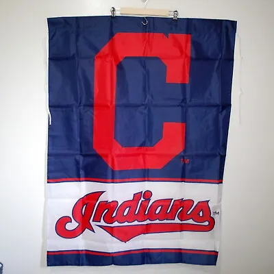 Cleveland Indians Baseball Fan Flag 36” X 47  Fan Banner MLB Licensed PSG • $7.21