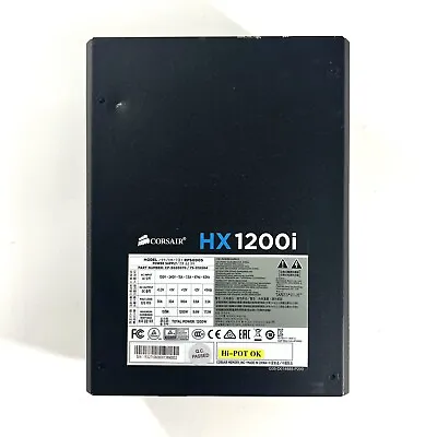 CORSAIR HX1200i 1200W Fully Modular 80+ Platinum Certified PSU *NO CABLES • $53.99