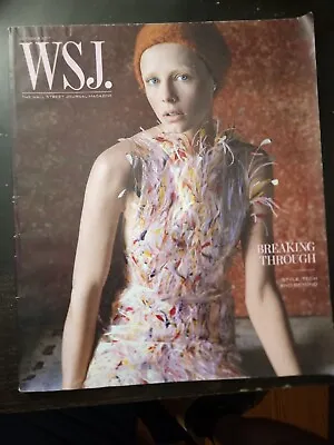 Wsj Magazine October 2017 Edie Campbell Scooter Braun No Label • $7.16