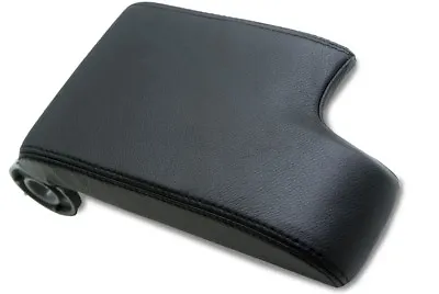 Fits 99-04 BMW E46 Faux Leather Armrest Center Console Lid Cover Black • $34.99