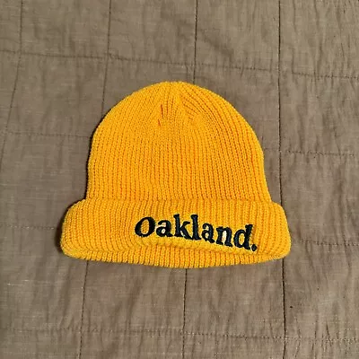 Oakland California Orange Fisherman Beanie  • $16