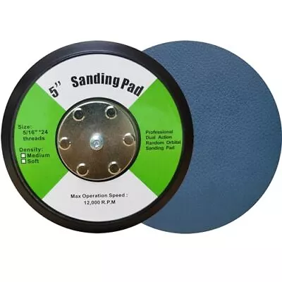 5  Vinyl Faced PSA Backing Pad For Air Sander Polisher -5 Inch DA Sander 1 • $14.52