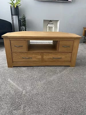 Next Cambridge Oak Corner TV Unit • £60