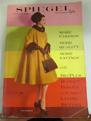 VINTAGE 1961 SPIEGEL FALL & WINTER CATALOG 654 PAGES MCM RETRO Fashion Home • $42