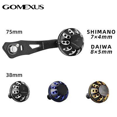 $39.95 • Buy Gomexus Power Handle Knob For Shimano Daiwa Abu Baitcaster Carborn Handle 75mm  