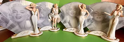 Set Of 4 Bradford Exchange Marilyn Monroe  Marilyn Film Classics  W/ Deco Fan • $50