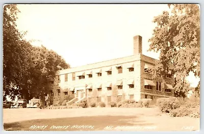 Henry County Hospital Mt. Pleasant Iowa Vintage Real Photo Postcard ST1 • $1