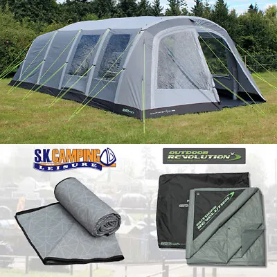 £675 • Buy Outdoor Revolution Camp Star 600 Air Inflatable 6 Berth Family Tent Package Deal