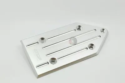 ATOP Rc Alloy Rear Chassis Guard/Skid Plate Losi 5ive & KM X2 1/5th Upgrade • £14.49