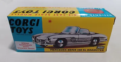 Corgi Toys 3035 Mercedes-Benz 300 SL Roadster Corgi Club Re-Issue New • $59.95