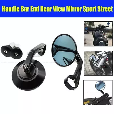 For SPEED TWIN 900 SPEED TWIN 1200Bar End Mirror Handlebar Rear View Retro Sport • $36.75