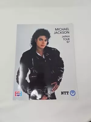 Michael Jackson 1987 Japan Tour Concert Program Book • $69.99