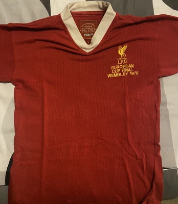 £35 • Buy Liverpool FC Retro 1978 European Cup Final Shirt SMALL