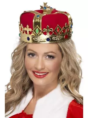 Smiffys Royal Crown Adult Fancy Dress Accessory • £9.99