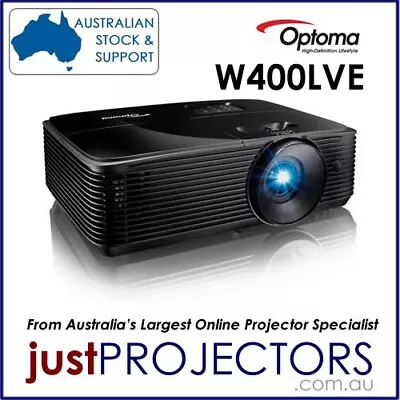 Optoma W400LVE Multipurpose Projector. Aussie Version  2 Year Warranty • $679