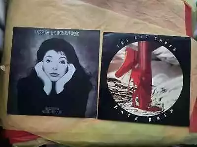 Kate Bush - 2 Vinyl Covers ONLY - Womans' Work 12  Poster & RED SHOES 93 VINYL • £10