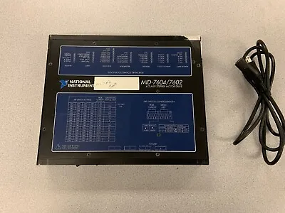 National Instruments MID-7604/7602 4-Axis Stepper Motor Drive NI Motion Driver • $350