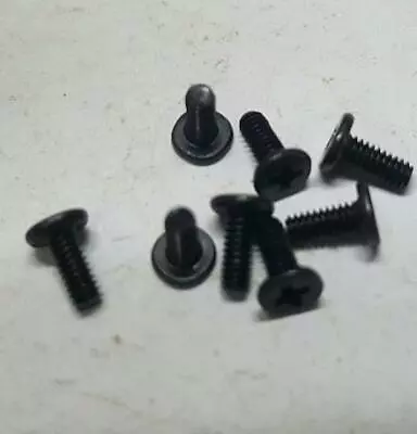 £2.49 • Buy 8x M2 X 5mm M2X5L Flat Wafer Head Machine Screws Black Zinc Laptop M2x5x4