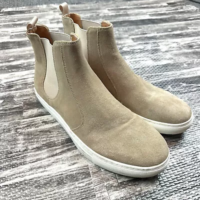 New Republic Mark McNairy Mens Sz 11.5 Sand Ankle Boots Pull-on Casual Shoes • $75