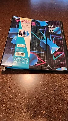 Trapper Keeper Binder Retro Portfolio Folder 2021 Mead 12 3/16  X 11 1/4  J1 • $18.76