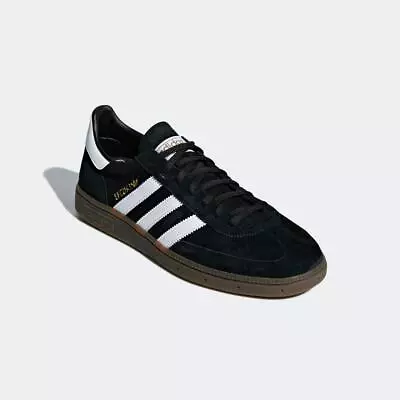 Adidas Originals Handball Spezial Shoes Trainers Black White Gum 100% Authentic • £54.99