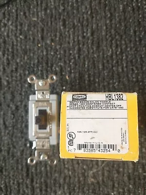 Hubbell HBL1382 Toggle Switch 3-Position Maintained 15A 120-277VAC - NEW • $69.50