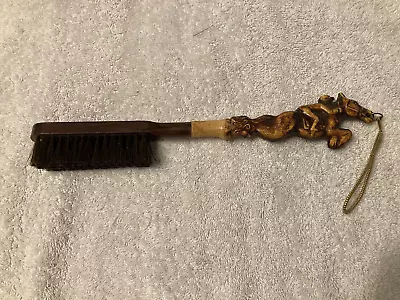 Vintage Horse Racing Brush Clothing Brush Race Horse And Jockey Handle Japan. • $19.99