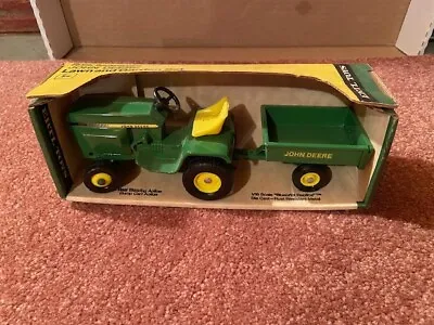 John Deere Lawn & Garden Tractor  & Cart Set 1/16 NIB Original Box Ertl • $59.95