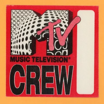 MTV Satin Music Tour Vintage Backstage Pass - VMA • $4.99