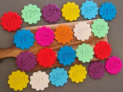 $96.95 • Buy Birthday Numbers, Cookie Stamp, Fondant - Cupcake Embosser, Happy Birthday