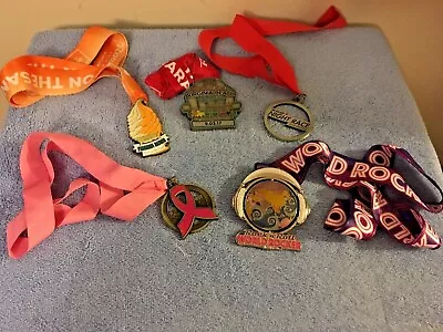 Marathon Running Medal Lot Of 5 Lot # 1 • $60