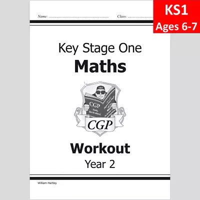 KS1 Year 2  Maths Workout With Answer Ages 6-7 Cgp • £5.89