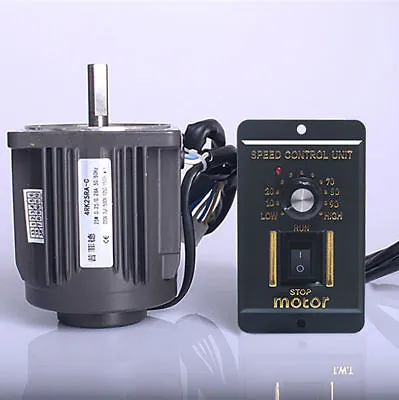 220V 25W Optical Axis Deceleration Geared AC Motor 1250rpm With Speed Controller • $76.41