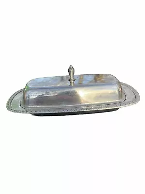 Silver/stainless Steel Vintage Butter Dish • $6