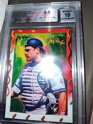 97 Topps Gallery Mike Piazza Signed By Peter Max • $750