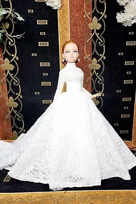 WEDDING DRESS New Dress   For 16   Tyler Tonner Ellowyne  Dolls Ooak1 • $99.99