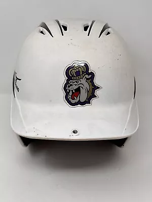 James Madison University JMU Dukes Game Worn Mizuno Baseball Batting Helmet #8 • $34.95