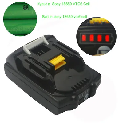 18V 3.0Ah 3000 BL1830 Battery For Makita BL1820 BL1815 LXT400 BHP451  LED Gauge • $43.99