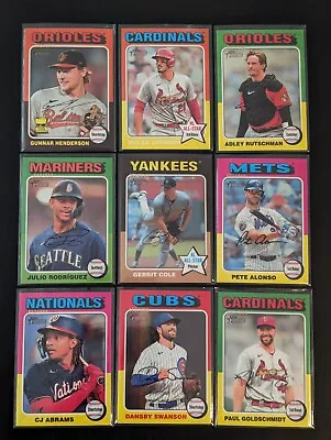 2024 Topps Heritage CHROME 1:147 SP # /999 ~ YOU PICK Complete Your Set W/ RC • $12.99