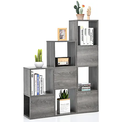 Giantex 9-Cube Bookshelf Free Combination Bookcase Storage Cabinet Stand Rack • $109.95