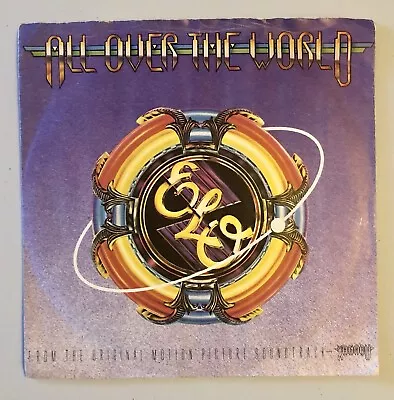 ELO All Over The World 7  45rpm 1980 UK Picture Sleeve Solid Centre VG+/EX • $7.31