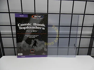 BCW Silver Age Comic Book Topload Holder 1 - 2 - 3 - 4 - 5 - 10  Choose Quantity • $7.95