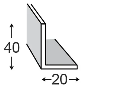 £17.99 • Buy Aluminium Unequal Angle Corner Edging (Raw And Anodised Finishes) 1000mm Lengths
