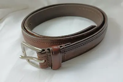 Lauren Ralph Lauren Men's 1 1/8  Wide Brown Leather Belt #9411043-210 Size 38 • $18