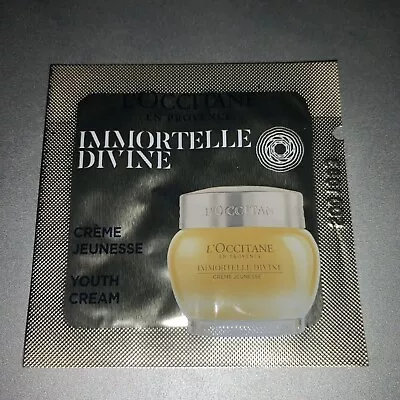 L'occitane Immortelle Divine Youth Cream 1ml • £0.99